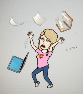 Throwing writing in the air