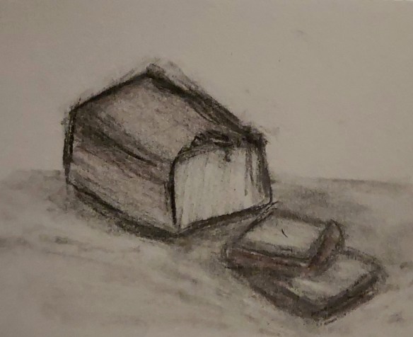 Drawing of banana bread